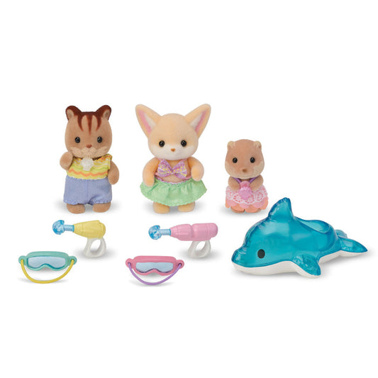 Calico Critters Nursery Friends Pool Fun Trio Set
