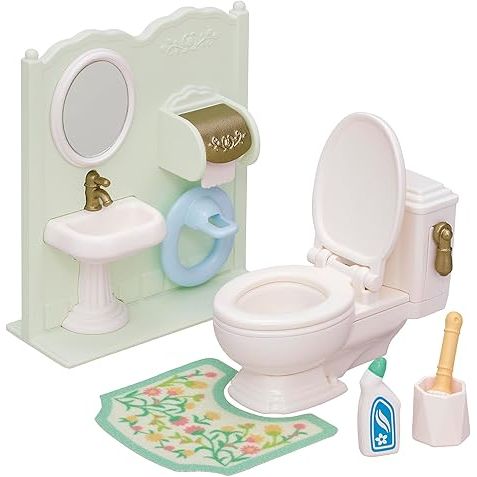 Calico Critters Toilet Furniture and Accessories Set