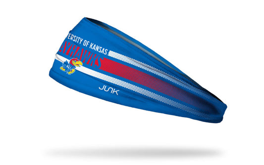 University of Kansas: Faded Stripe Big Bang Lite Headband - View 1