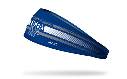 University of Memphis: Faded Stripe Big Bang Lite Headband - View 1